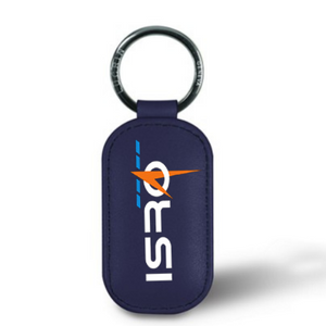 ISRO Logo print Keychain