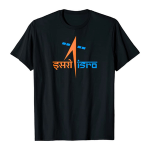 ISRO print T-shirt - Black
