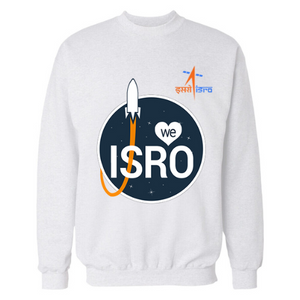 We Love ISRO Quote print Sweatshirt